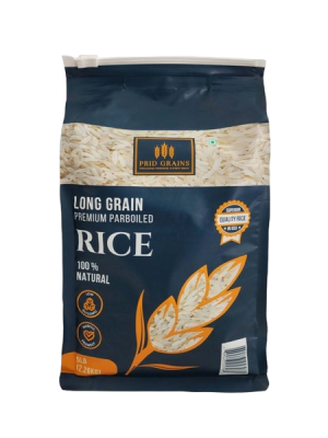 Prid Grains Premium Parboiled Rice - 5 LB-Trial pack